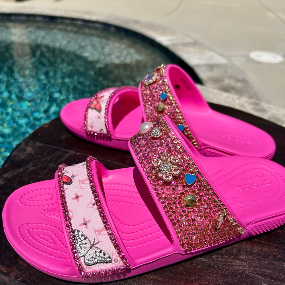 Blinged Out Rhinestone Custom Crocs - Picture 4 of 5